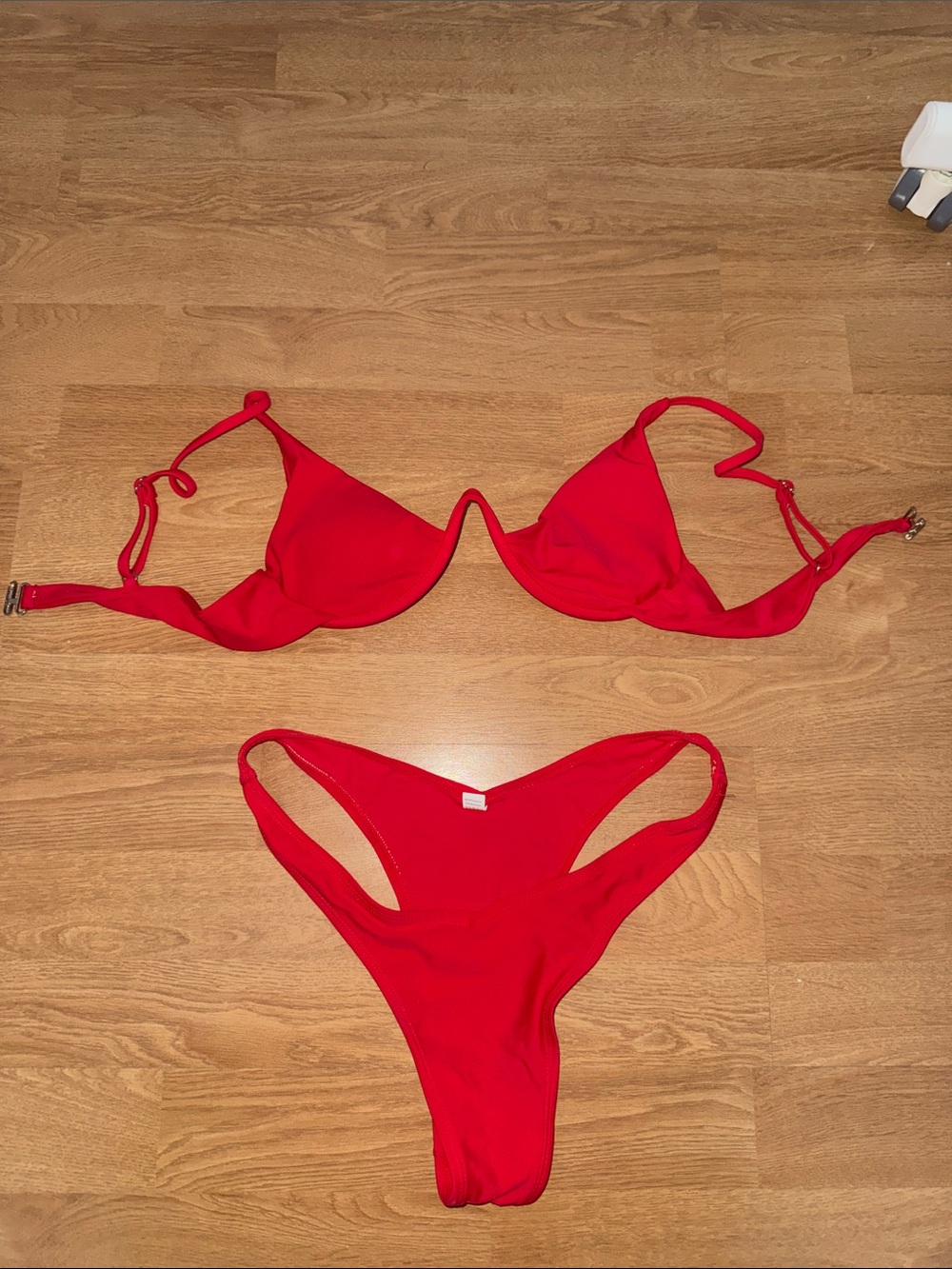 SHEIN Red Two-Piece Women's Bikini Set❤️